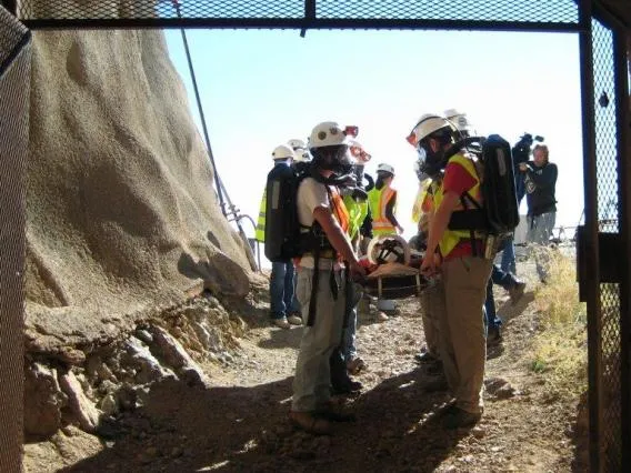 people in safety gear